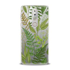 Lex Altern TPU Silicone Nokia Case Green Fern Leaf