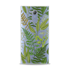 Lex Altern TPU Silicone Sony Xperia Case Green Fern Leaf