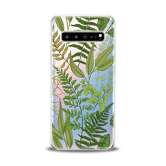 Lex Altern TPU Silicone Samsung Galaxy Case Green Fern Leaf