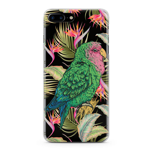 Lex Altern Green Tropical Parrot Phone Case for your iPhone & Android phone.
