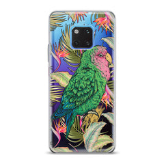 Lex Altern TPU Silicone Huawei Honor Case Green Tropical Parrot