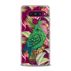 Lex Altern TPU Silicone Phone Case Green Tropical Parrot