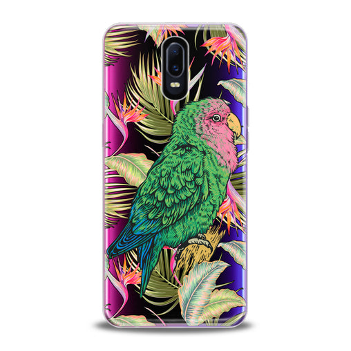 Lex Altern Green Tropical Parrot Oppo Case