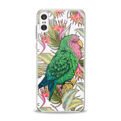 Lex Altern TPU Silicone Motorola Case Green Tropical Parrot