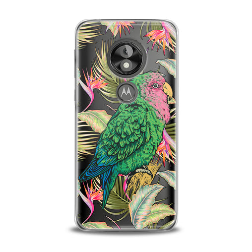 Lex Altern Green Tropical Parrot Motorola Case