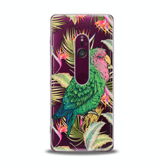 Lex Altern TPU Silicone Sony Xperia Case Green Tropical Parrot
