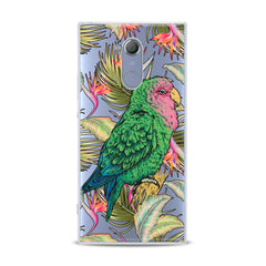 Lex Altern TPU Silicone Sony Xperia Case Green Tropical Parrot