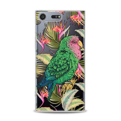 Lex Altern Green Tropical Parrot Sony Xperia Case
