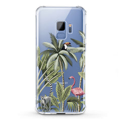 Lex Altern TPU Silicone Samsung Galaxy Case Pink Flamingo Palms Art