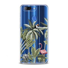 Lex Altern TPU Silicone Lenovo Case Pink Flamingo Palms Art