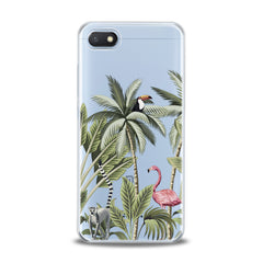 Lex Altern TPU Silicone Xiaomi Redmi Mi Case Pink Flamingo Palms Art
