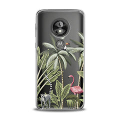 Lex Altern TPU Silicone Phone Case Pink Flamingo Palms Art