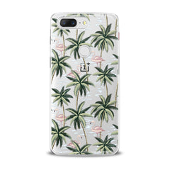 Lex Altern TPU Silicone OnePlus Case Green Palms