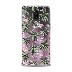 Lex Altern TPU Silicone OnePlus Case Green Palms
