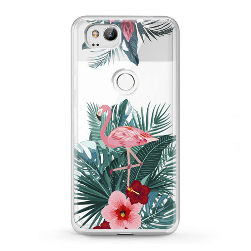 Lex Altern Google Pixel Case Gentle Pink Flamingo