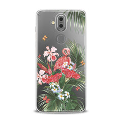 Lex Altern TPU Silicone Phone Case Floral Flamingo