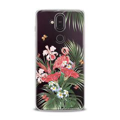 Lex Altern TPU Silicone Nokia Case Floral Flamingo