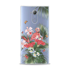 Lex Altern TPU Silicone Sony Xperia Case Floral Flamingo