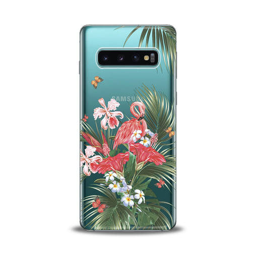 Lex Altern Floral Flamingo Samsung Galaxy Case