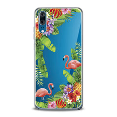 Lex Altern TPU Silicone Huawei Honor Case Tropical Floral Flamingo
