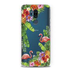 Lex Altern TPU Silicone LG Case Tropical Floral Flamingo