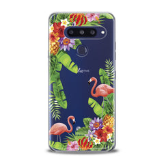 Lex Altern TPU Silicone LG Case Tropical Floral Flamingo