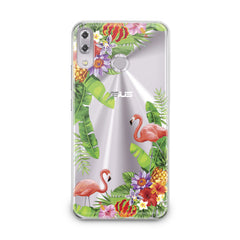 Lex Altern TPU Silicone Asus Zenfone Case Tropical Floral Flamingo