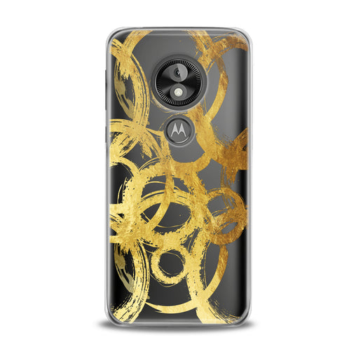 Lex Altern TPU Silicone Motorola Case Golden Circles