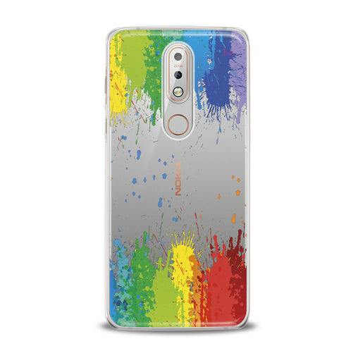 Lex Altern TPU Silicone Nokia Case Paint Splashes
