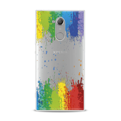 Lex Altern TPU Silicone Sony Xperia Case Paint Splashes