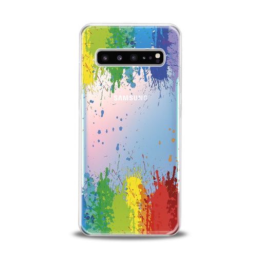 Lex Altern TPU Silicone Samsung Galaxy Case Paint Splashes