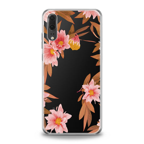 Lex Altern Pink Flowers Blossom Huawei Honor Case