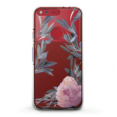 Lex Altern TPU Silicone Google Pixel Case Pink Peony Flowering