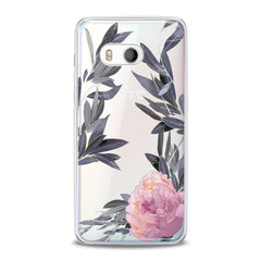 Lex Altern TPU Silicone HTC Case Pink Peony Flowering