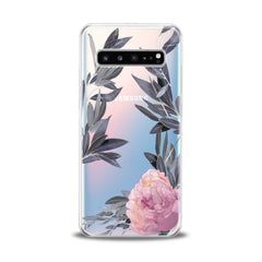 Lex Altern TPU Silicone Samsung Galaxy Case Pink Peony Flowering