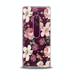 Lex Altern TPU Silicone Sony Xperia Case Floral Pattern