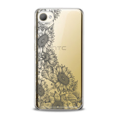 Lex Altern TPU Silicone HTC Case Sunflowers Graphic