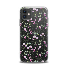 Lex Altern TPU Silicone iPhone Case Pink Floral Pattern