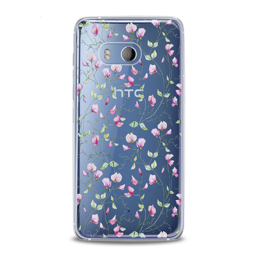 Lex Altern Pink Floral Pattern HTC Case