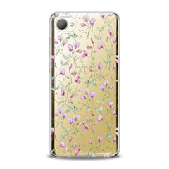 Lex Altern TPU Silicone HTC Case Pink Floral Pattern