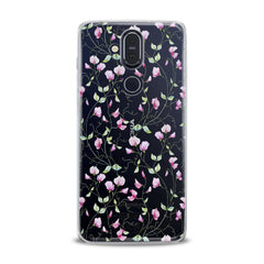 Lex Altern TPU Silicone Nokia Case Pink Floral Pattern
