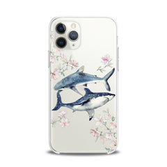 Lex Altern TPU Silicone iPhone Case Floral Shark