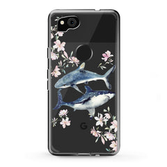 Lex Altern Google Pixel Case Floral Shark