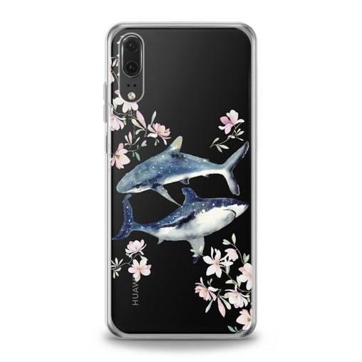 Lex Altern Floral Shark Huawei Honor Case