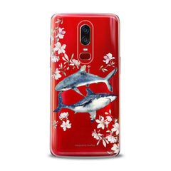 Lex Altern TPU Silicone OnePlus Case Floral Shark