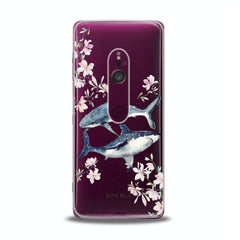 Lex Altern TPU Silicone Sony Xperia Case Floral Shark