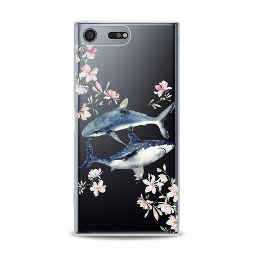 Lex Altern Floral Shark Sony Xperia Case