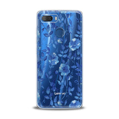 Lex Altern TPU Silicone Lenovo Case Blue Flowers Blossom