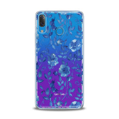 Lex Altern TPU Silicone Lenovo Case Blue Flowers Blossom