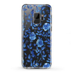 Lex Altern TPU Silicone Samsung Galaxy Case Blue Flowers Blossom